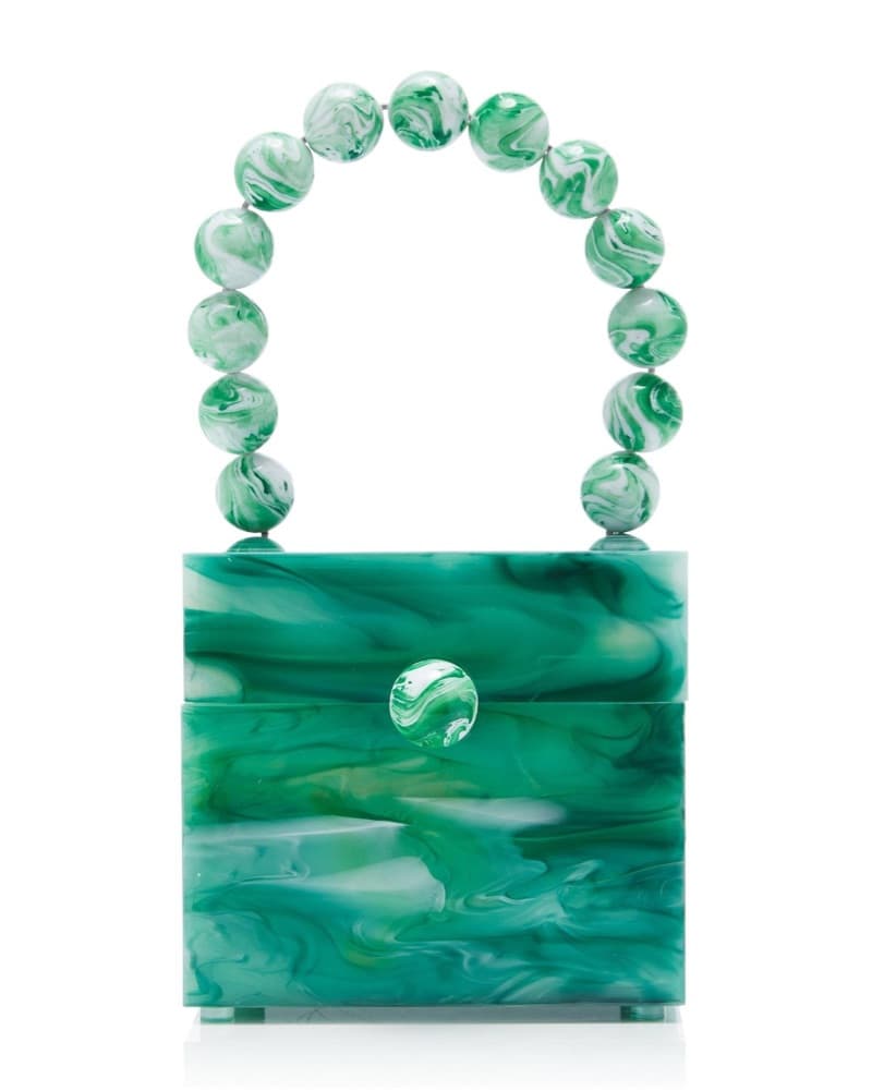 Cult Gaia Green Marble Bag - Image 2