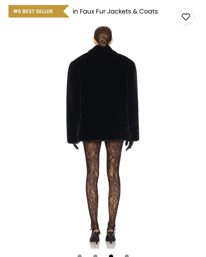 Helsa Faux Fur Coat - Image 3