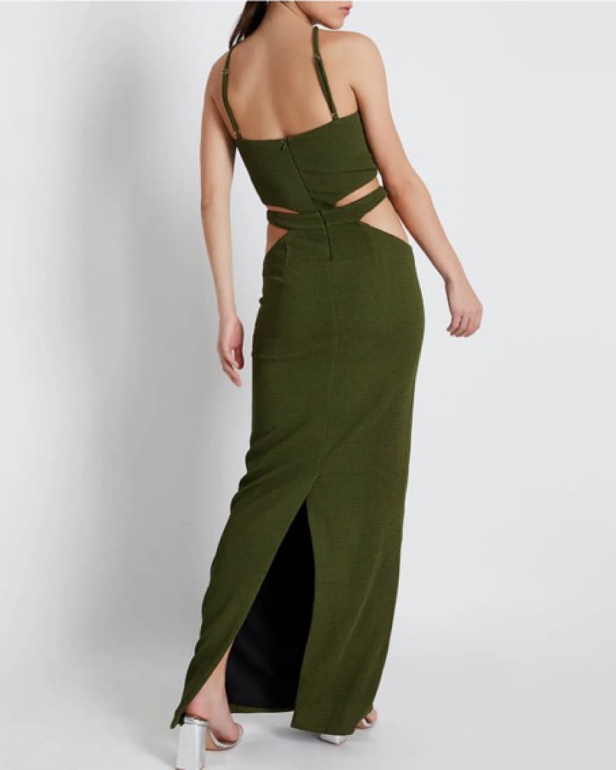 PATBO Asterisk cutout stretch-knit maxi  - Image 3