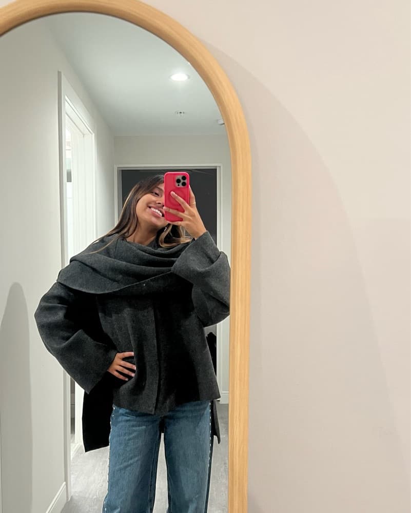 Zara Viral Scarf Jacket - Image 3