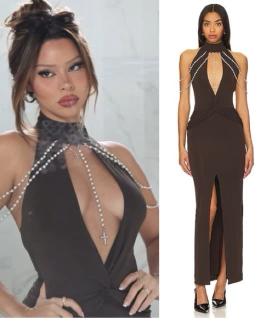 LOBA Debora Pearl Maxi Dress  - Image 2