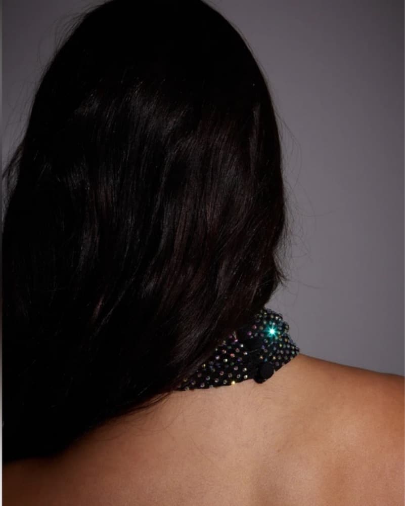 SLA The Label Black Freddie Diamond Top - Image 4