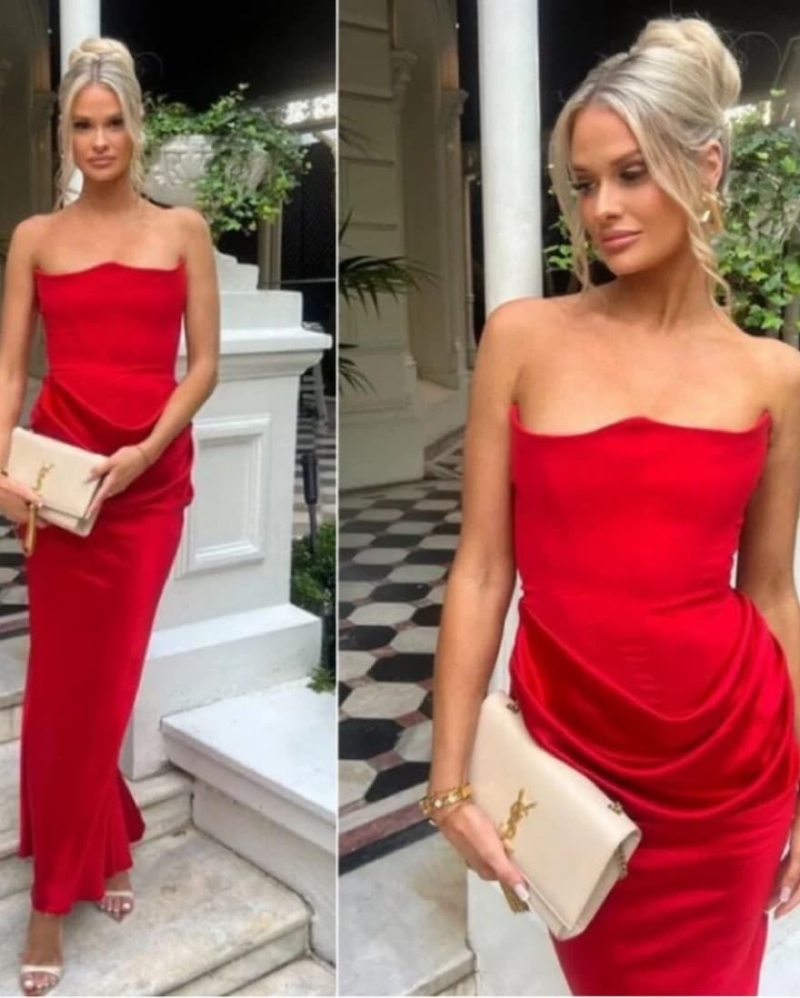 House Of CB Persephone Red Maxi Dress - Image 5