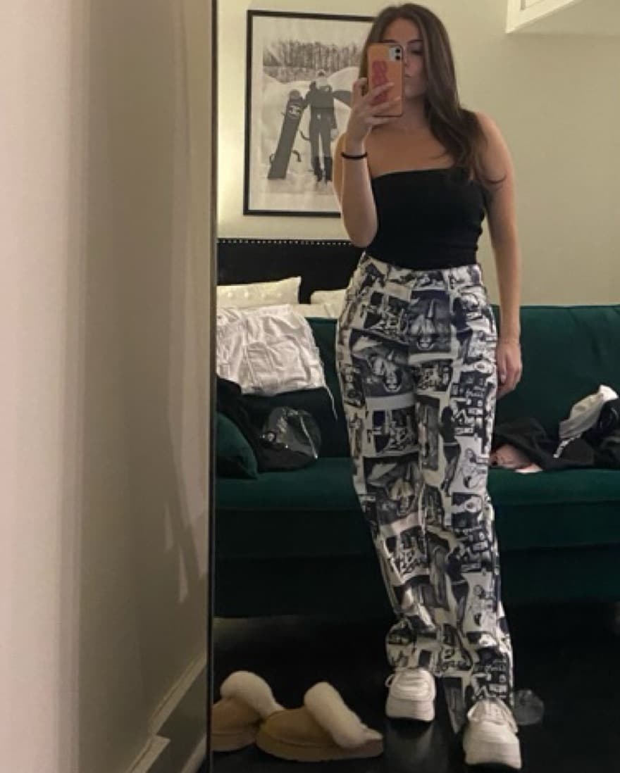 Reformation Printed Jeans  - Image 1
