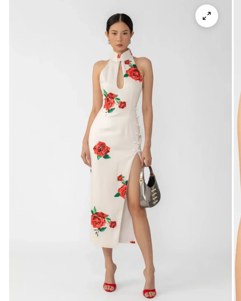 Sau Lee Midi Dress Small - Image 1