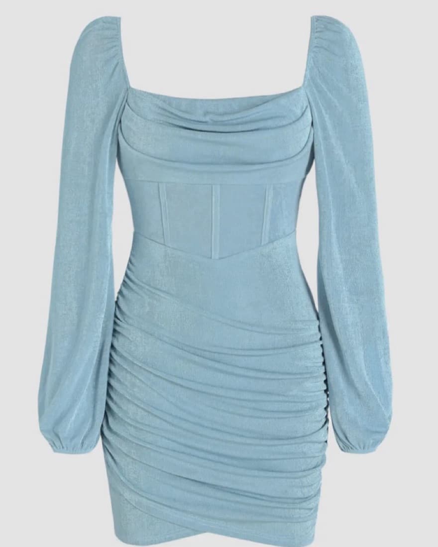 Corset Ruched Mini dress  - Image 1