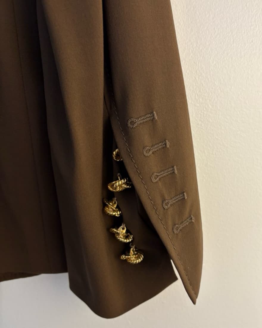 Vintage Escada Brown Blazer - Image 4