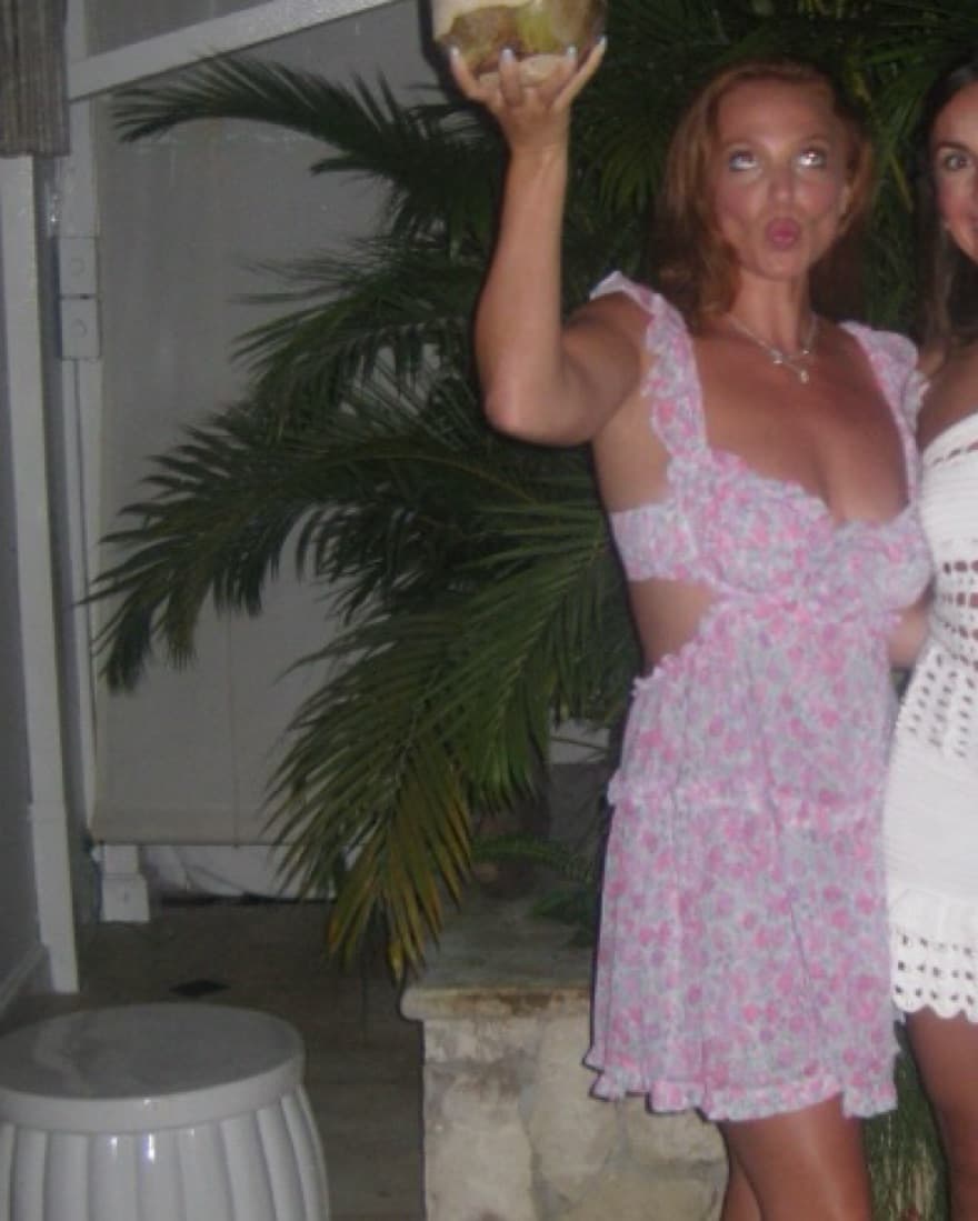 Pink Floral Mini Dress W/ Open Back - Image 3