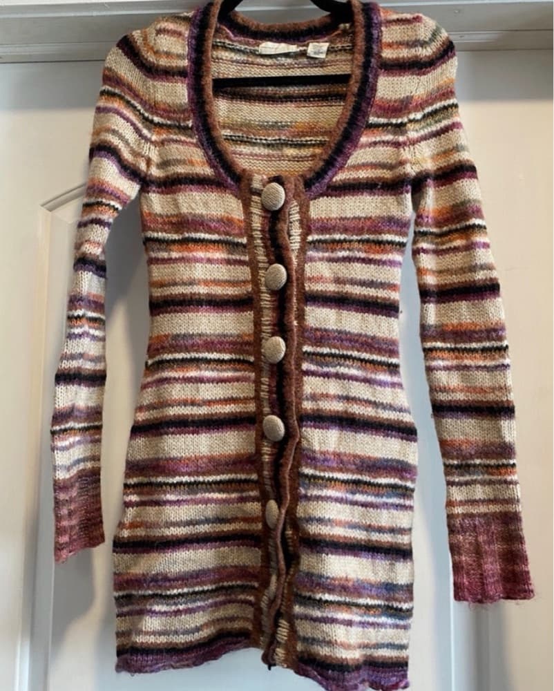 Thrifted Anthro Stripe Sweater Dress - Image 2