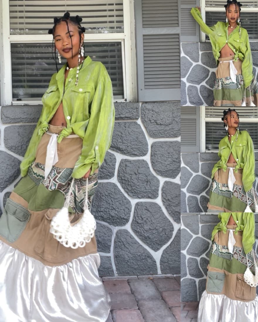 Cargo Maxi Skirt  - Image 3
