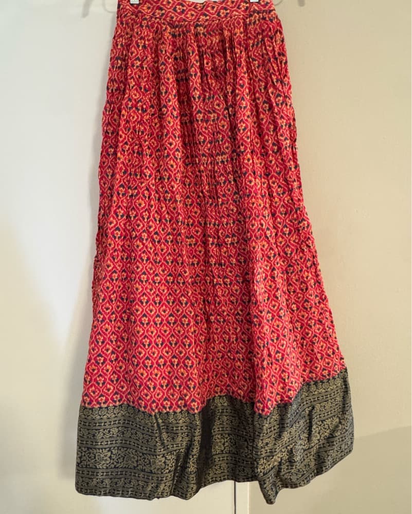 Light Weight Pink And Blue Lehnga - Image 5