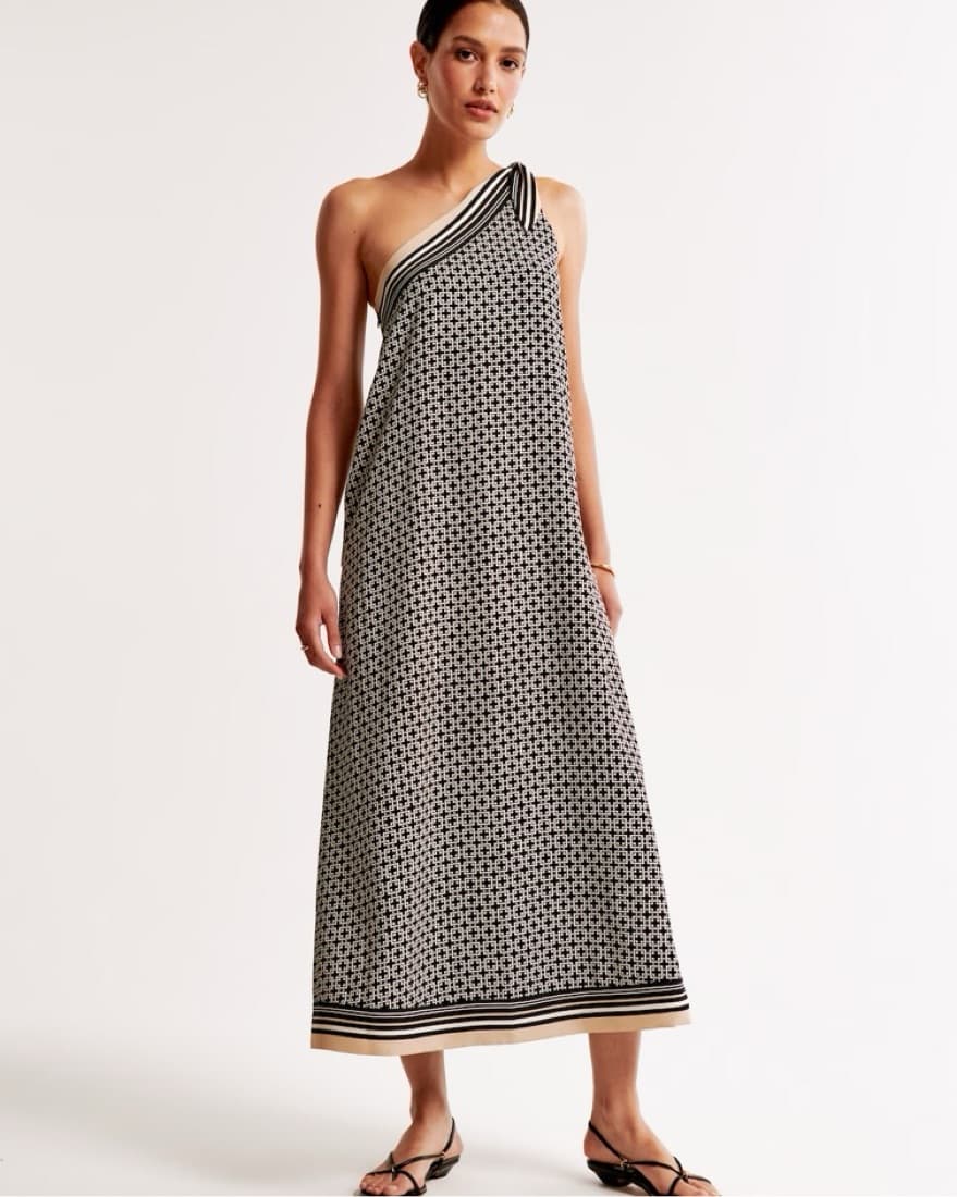 Maxi Print Dress - Image 1