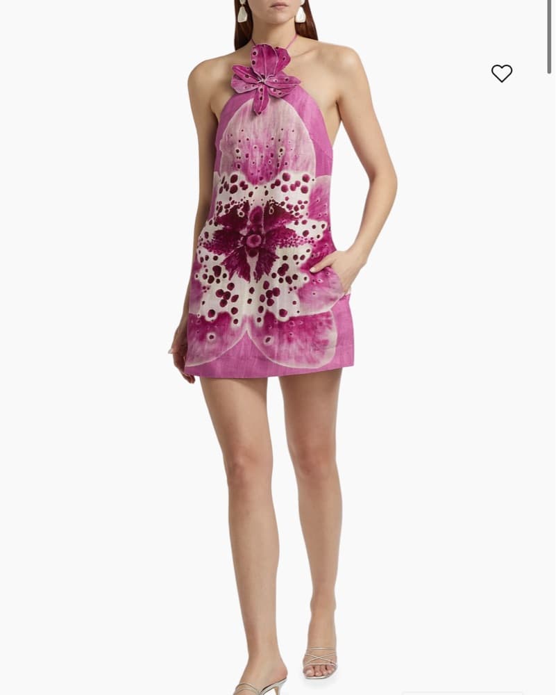 AMUR Coraline Orchid Mini Dress - Image 2