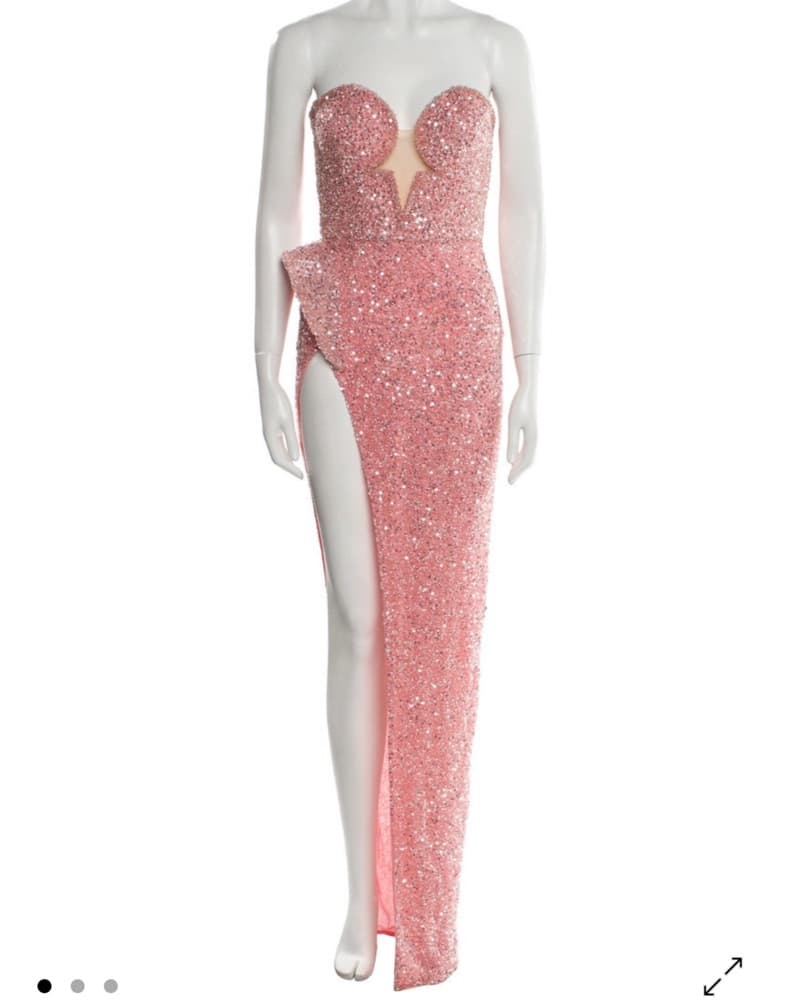 Portia & Scarlett Lace Pattern Long Dres - Image 1