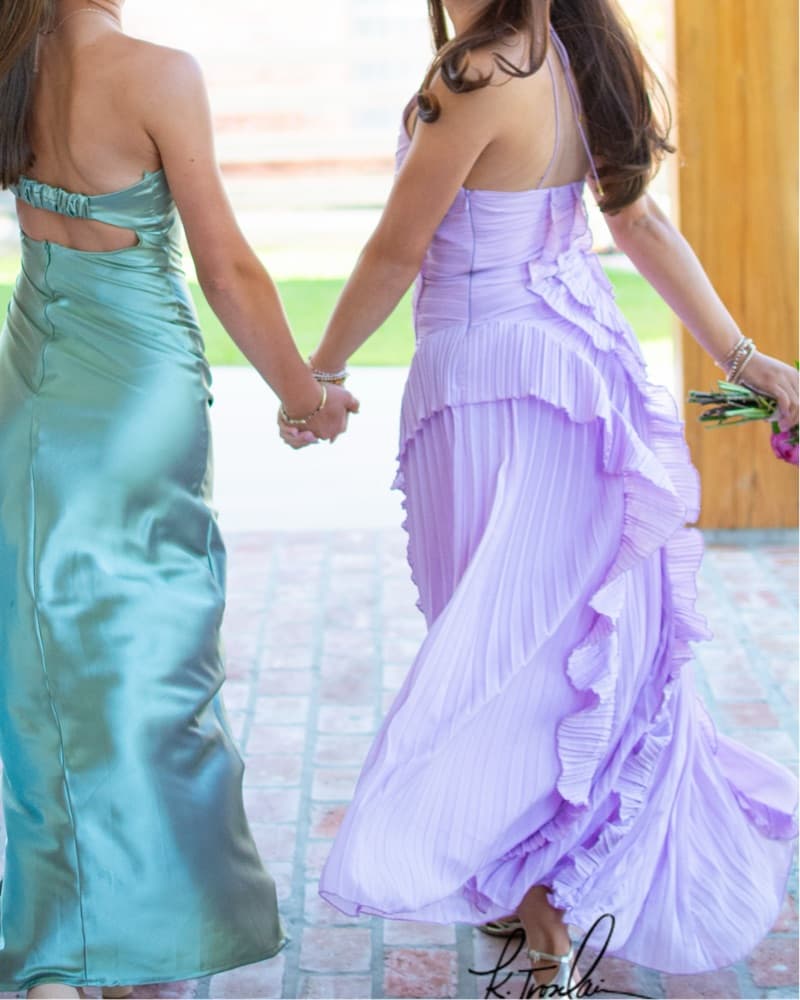 Harper And Lane Purple Ruffle Dress - Image 2