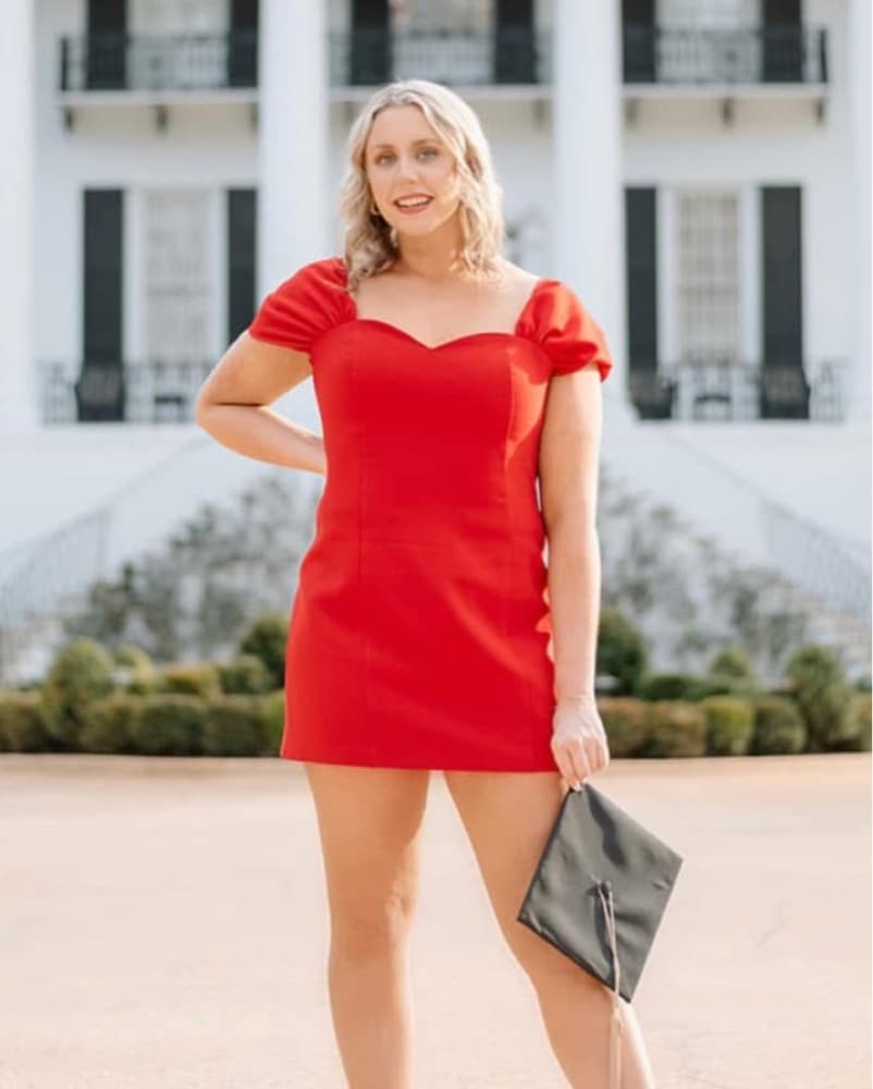 Zara Red Mini Dress - Image 1