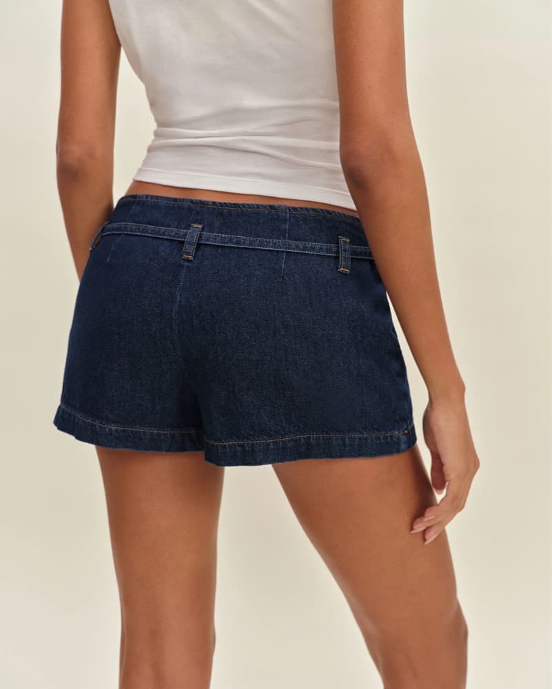 Khloe Low Rise Denim Skort - Image 2