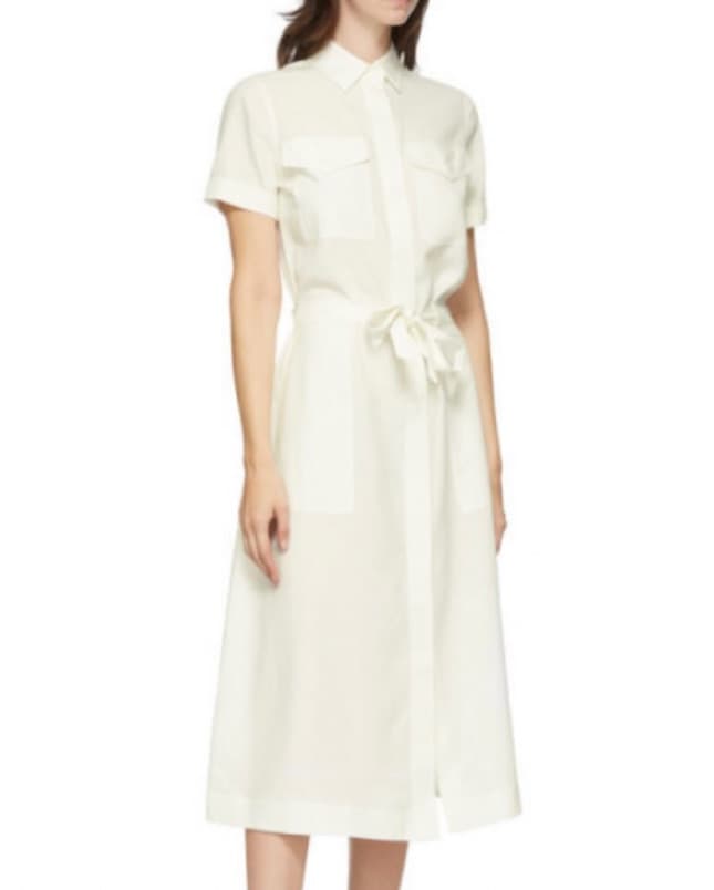 Rag & Bone White Button Down Dress - Image 5