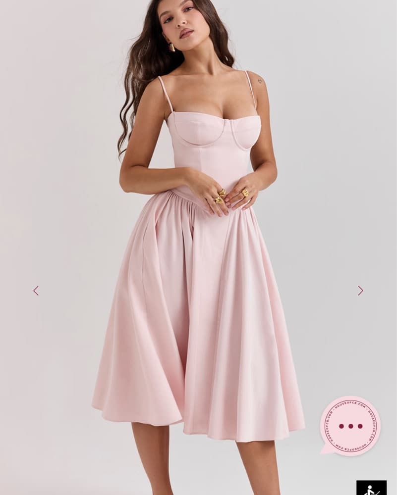 House Of Cb Samaria' Ballerina Pink Twi - Image 1