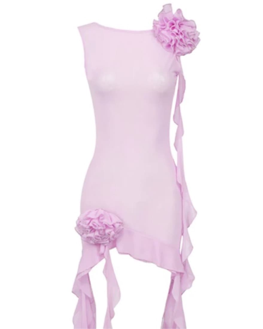 Fanci Club Pink Flower Dress - Image 2
