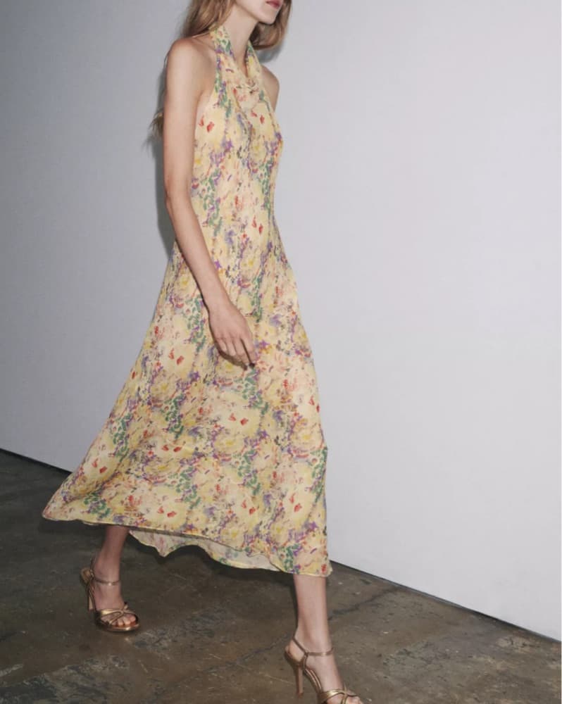 Zara Floral Print Dress  - Image 2