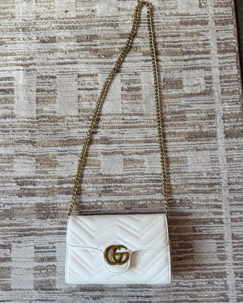 Gucci White Purse - Image 1