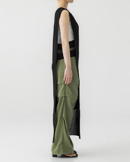 United Tokyo One Size Mesh Black Dress - Image 5