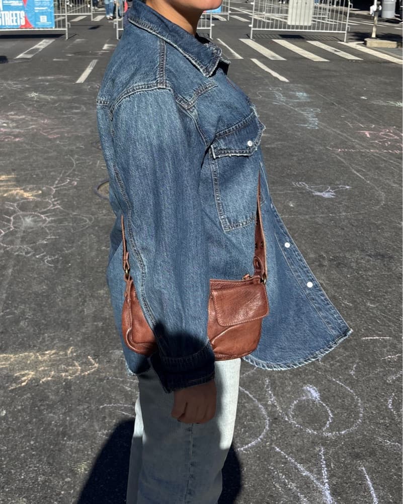 Chic Denim Jacket Shirt - Image 1