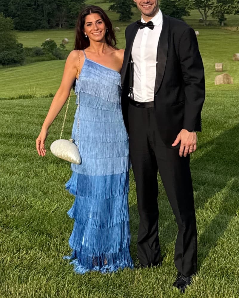 Significant Other Blue Fringe Maxi  - Image 1