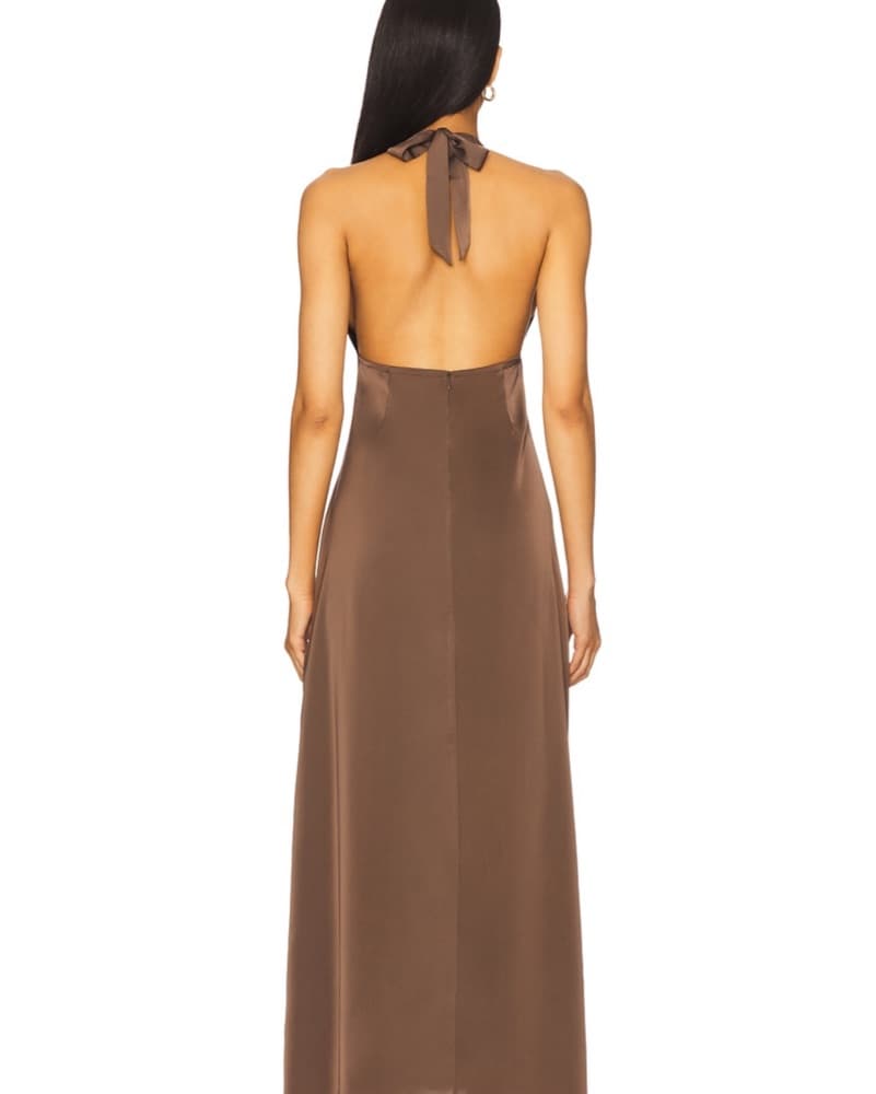 Maxi Brown Dress - Image 2