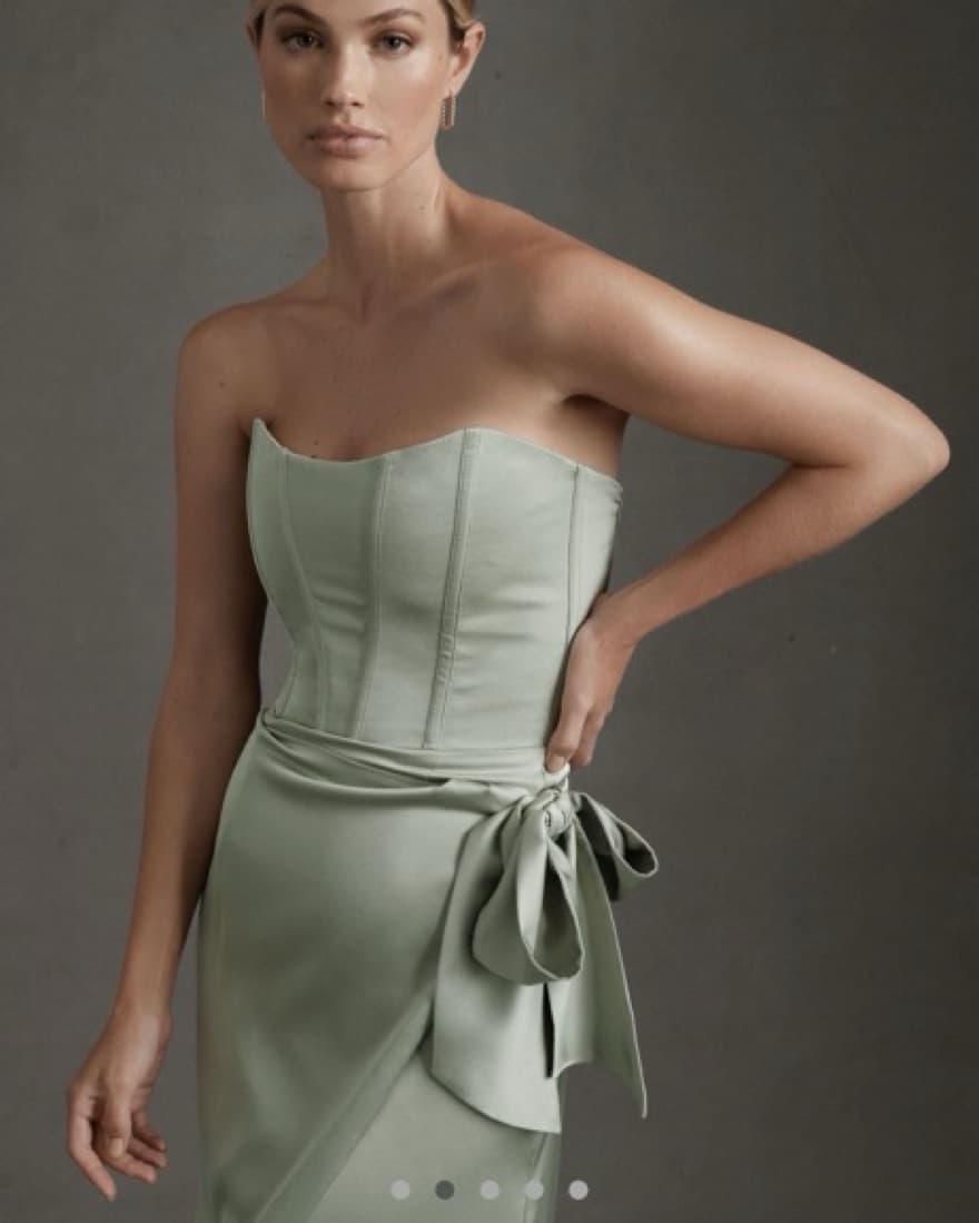 V chapman June Corset Front Slit Gown - Image 1