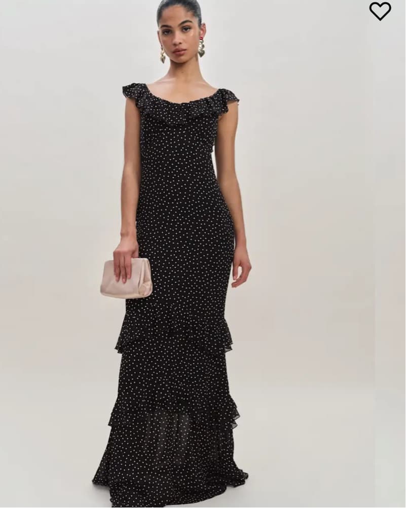 Reformation Polka Dot Maxi Dress - Image 5