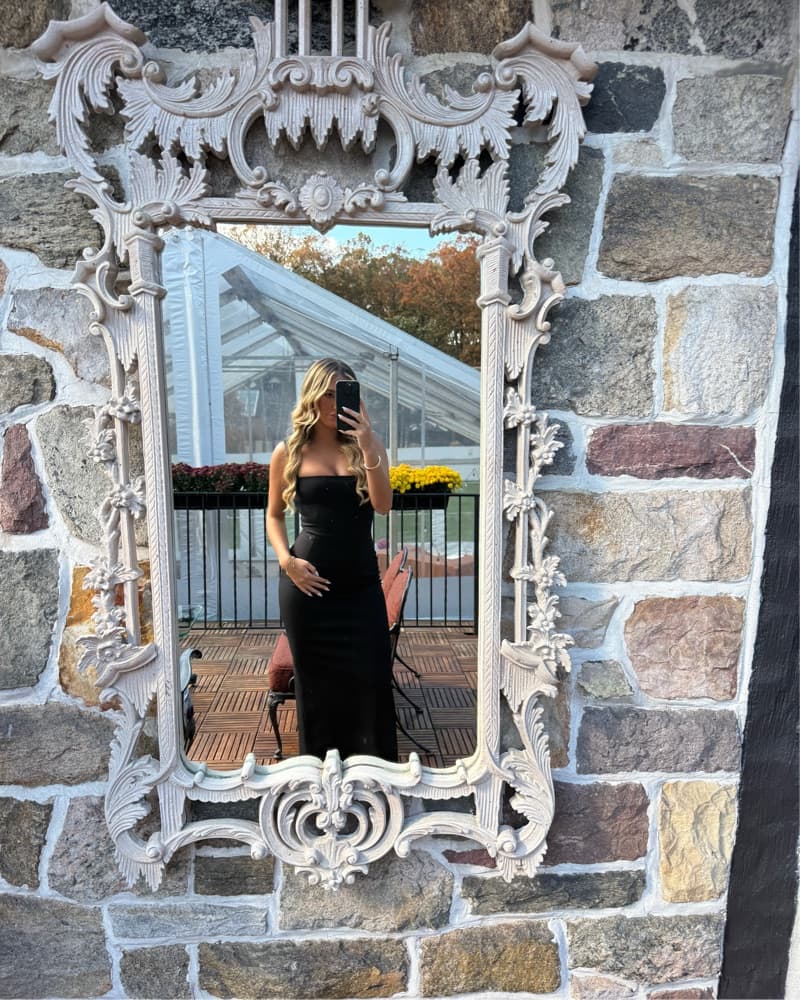 Elegant Strapless Black Maxi Dress - Image 3