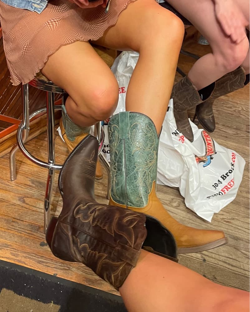 Cowgirl Boots - Green  - Image 3
