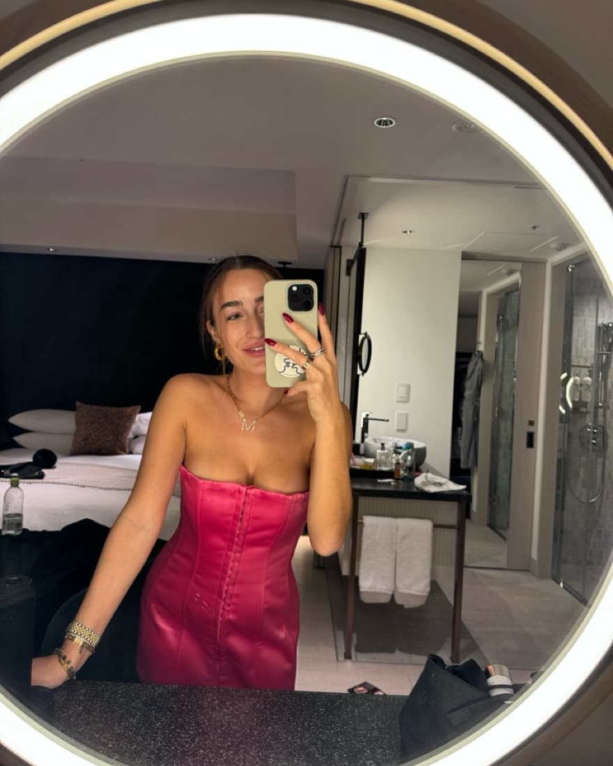 GUZIO Pink Corset Dress - Image 2
