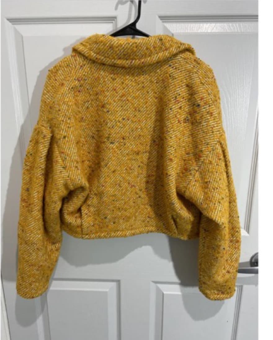 Ulla Johnson Helio Tweed Jacket In Honey - Image 4