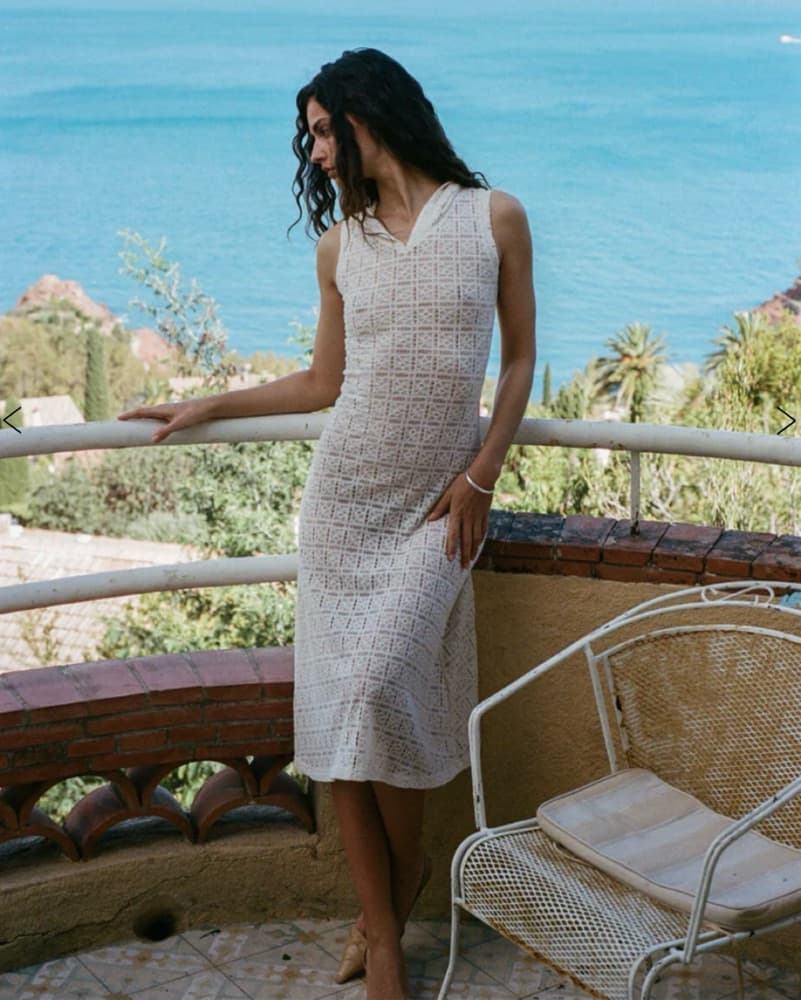 White Lace Dress Barcelona Dress - Image 2