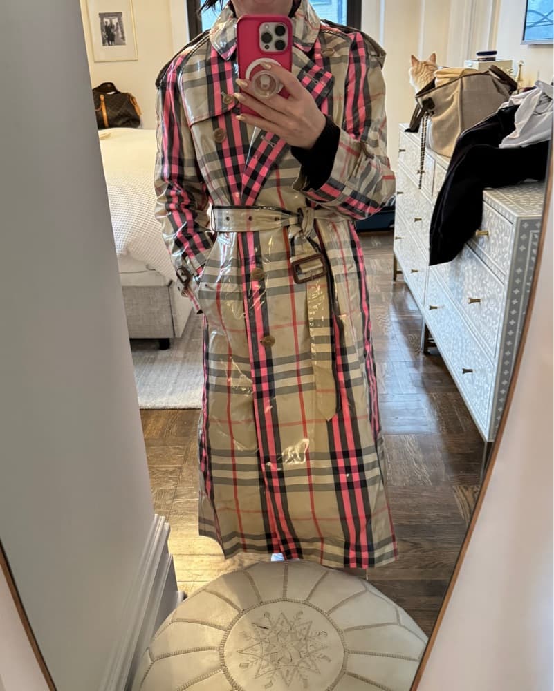 Burberry Laminated Rain Coat  - Image 6