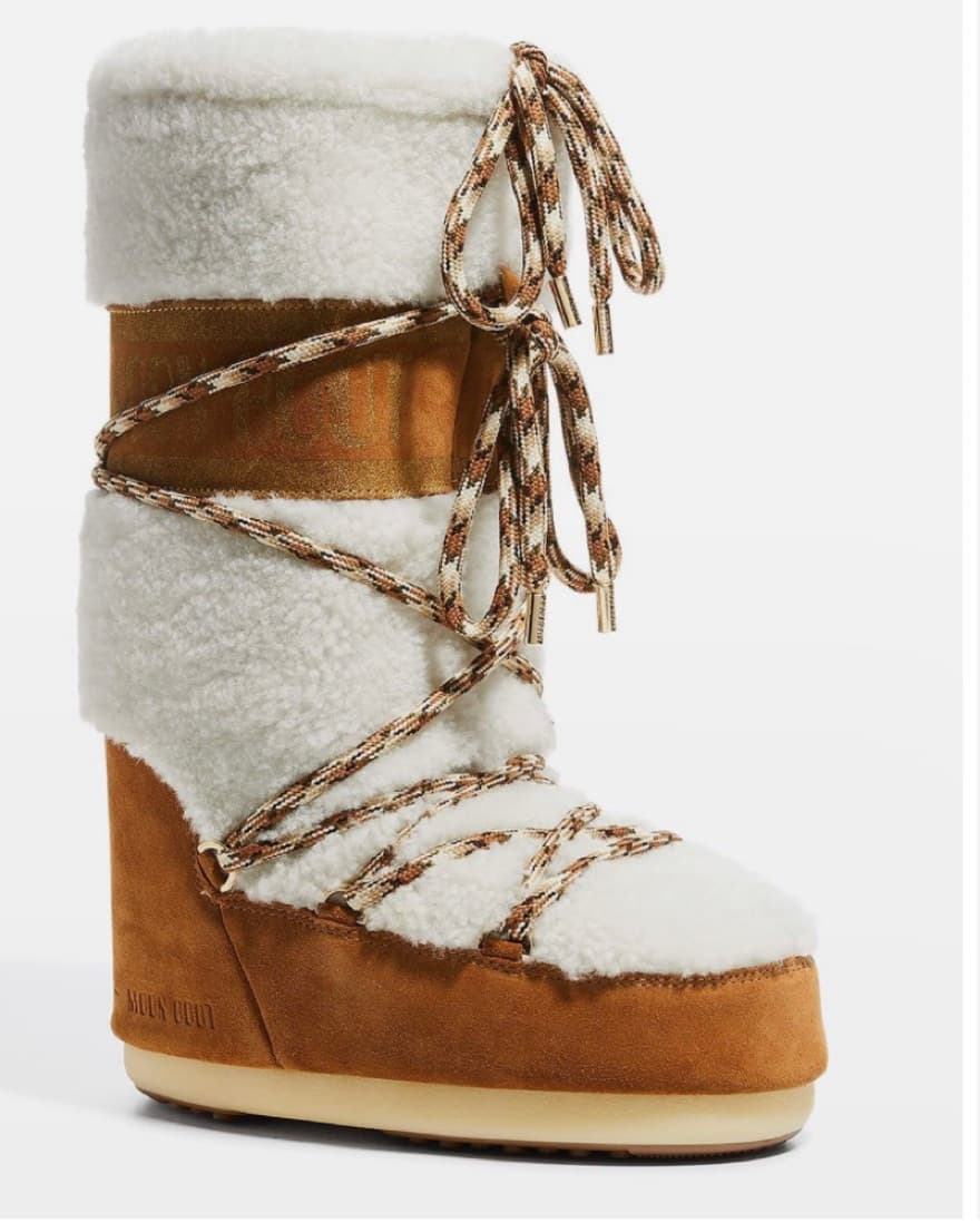 Moon Boots Shearling Sz 5-7 - Image 5