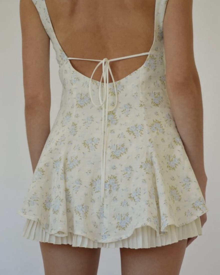 FRANCESCA DRESS - VINTAGE IRIS - Image 3