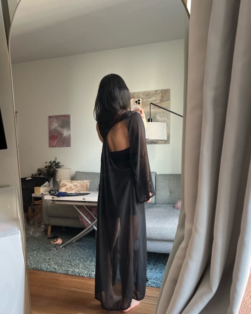 Black Robe / Cape For Halloween - Image 3