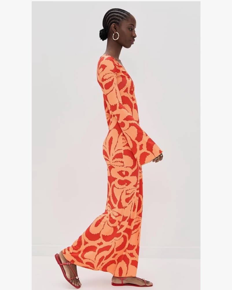 EYWASOULS Diana Bell Dress - Tropical  - Image 3