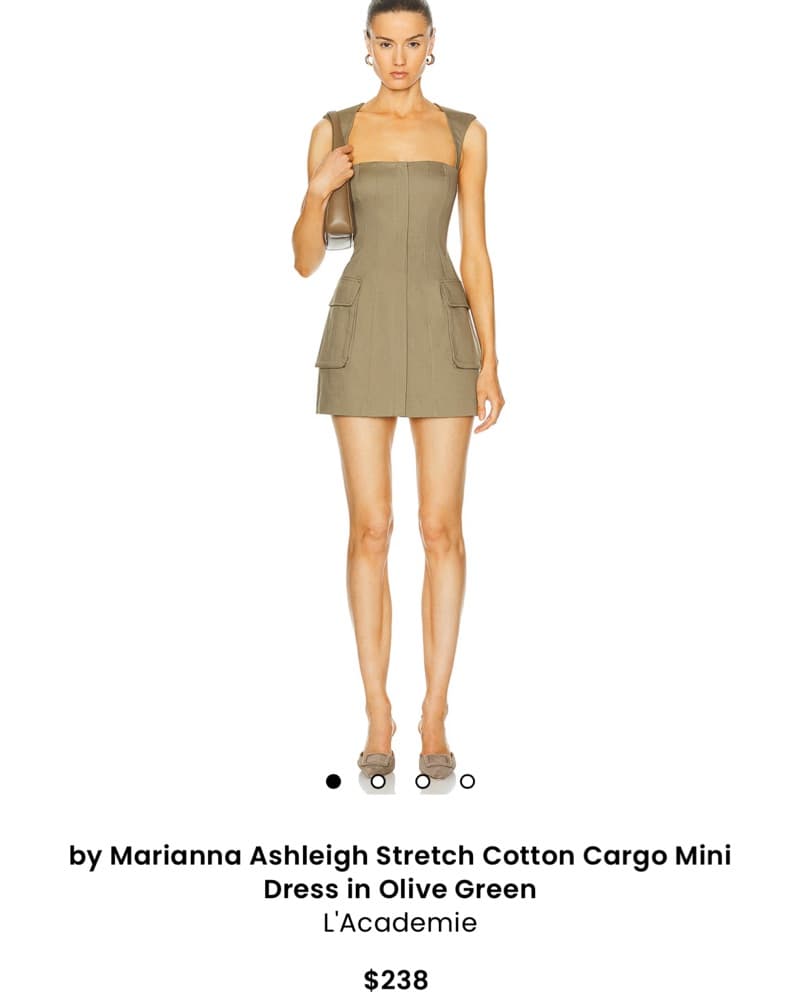 L’Academie Cargo Mini Dress - Image 3