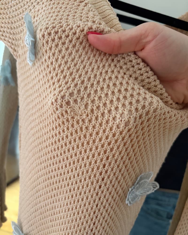 Butterfly Knit Maxi Dress - Image 4