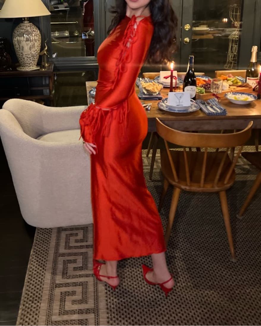 Fanci Club Red Dress - Image 3