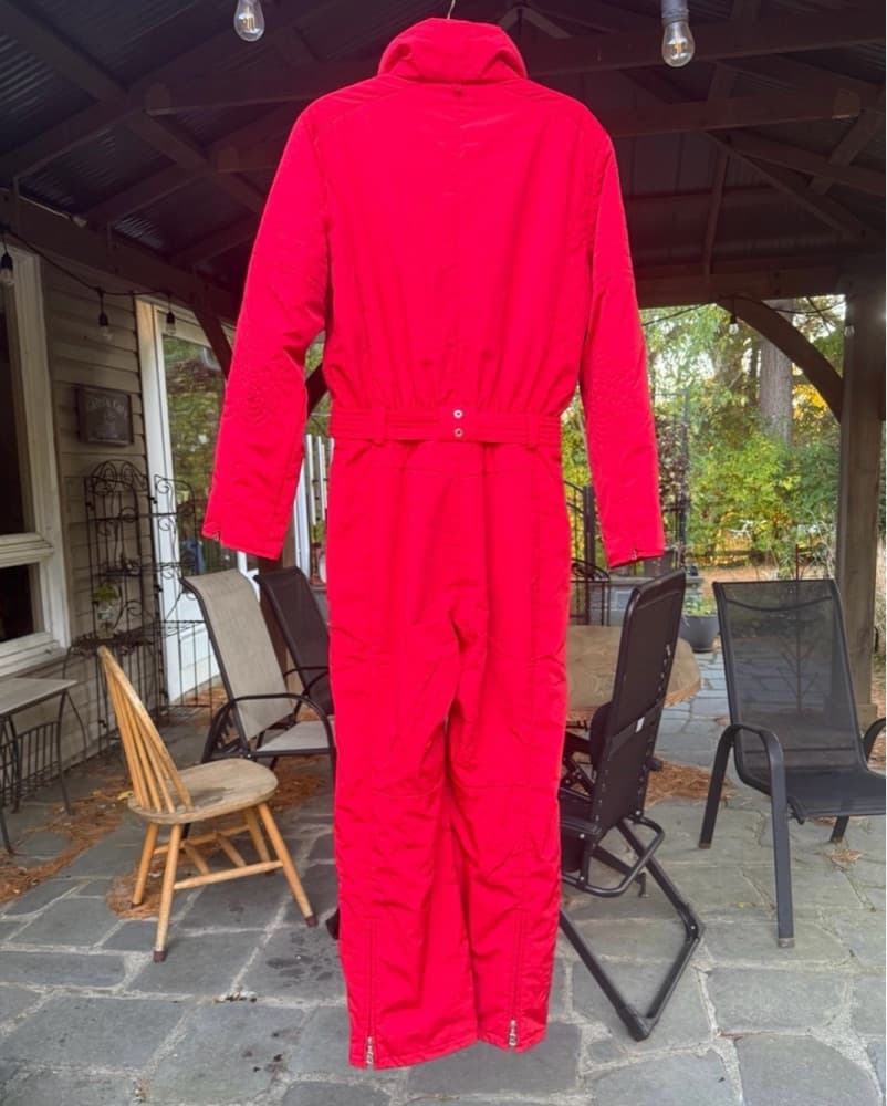 Bogner Vintage Red Ski Suit  - Image 3