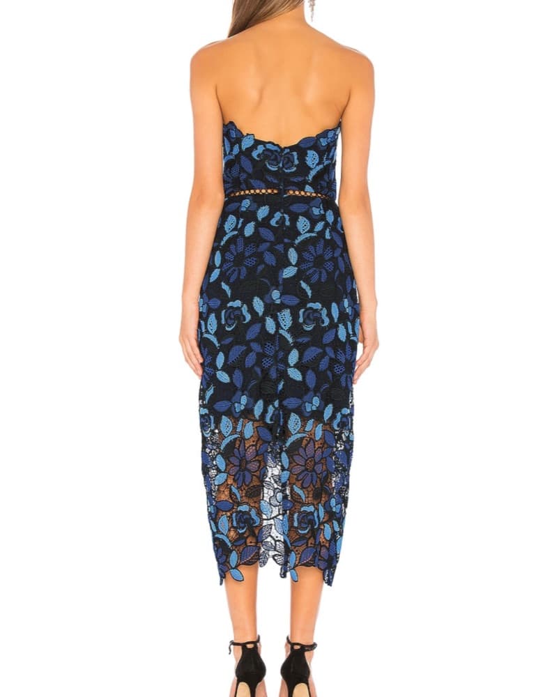 ELLIATT | Times Dress in Blue Multi - Image 3