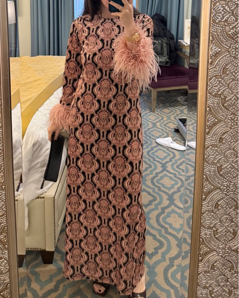 Cara Cara Danya Feather Dress - Image 1