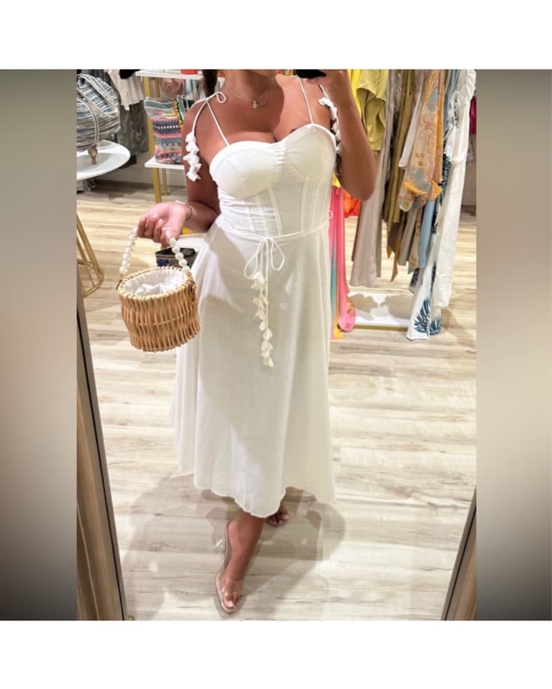 White Corset Dress - Image 1