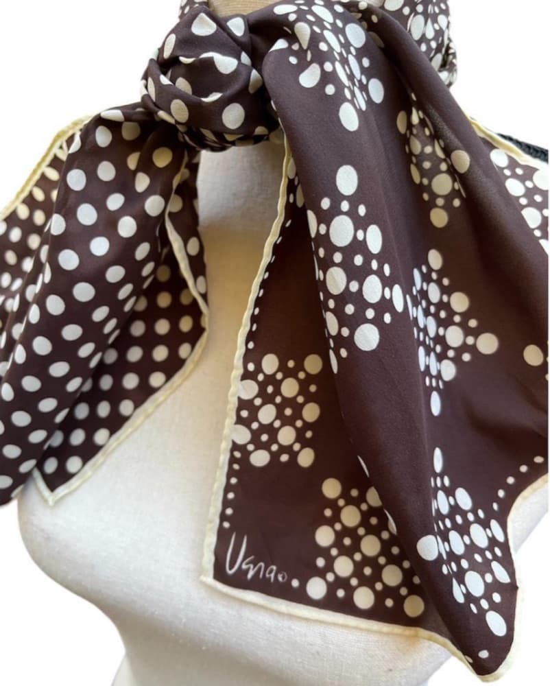 Polka Dot Neck Scarf/ Bag Scarf - Image 3